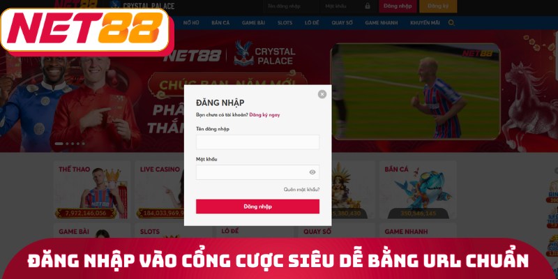 Cách đăng nhập vào cổng cược siêu dễ bằng url chuẩn