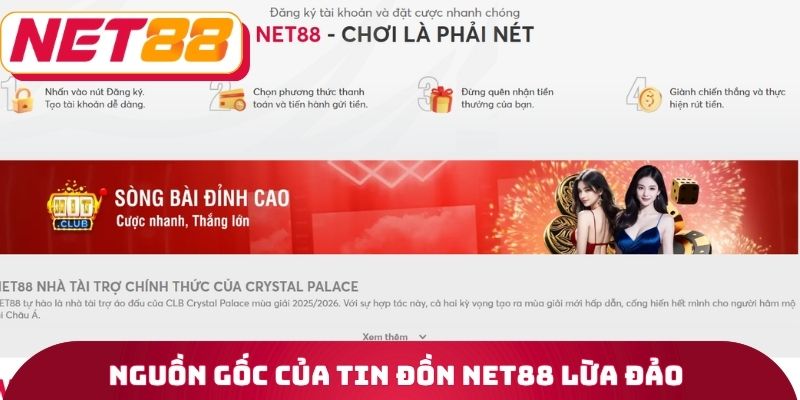 Nguồn gốc của tin đồn Net88 lừa đảo